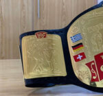 Celebrate your love for wrestling with our WWF European Championship Replica Title Belt. Perfect for fans of the sport, this belt is a must-have for any collection. Show off your support and feel like a true champion with this high-quality replica that brings the excitement of the WWE right into your own hands.