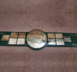 WWF Big Green World Heavyweight Wrestling Champion Leather Belt