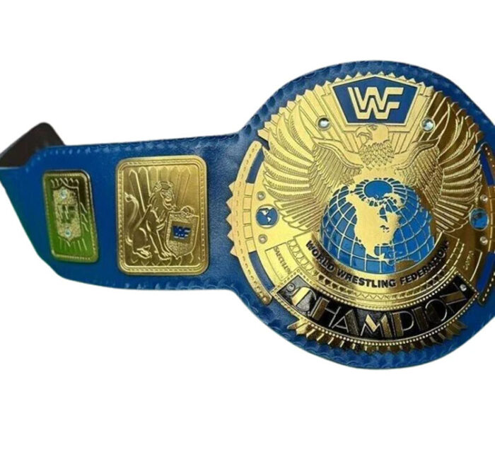 WWF Block Logo Heavyweight Wrestling Championship Belt