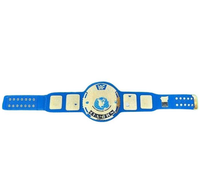 WWF Block Logo Heavyweight Wrestling Championship Belt