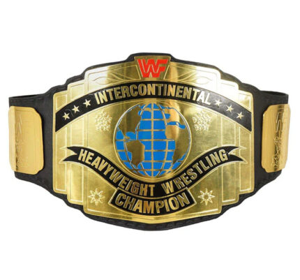 WWF Intercontinental Block Logo Championship Replica Title Belt