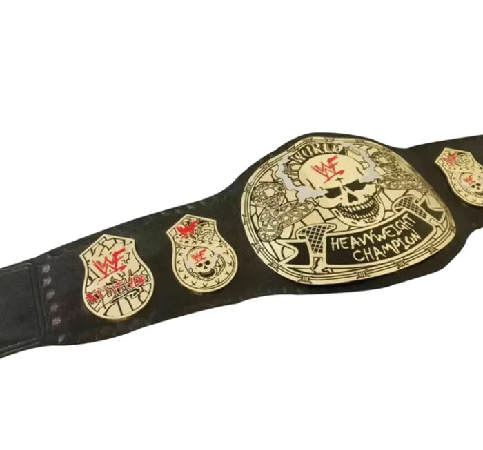 WWF Stone Cold Smoking Skull Championship 4mm Wrestling Belt
