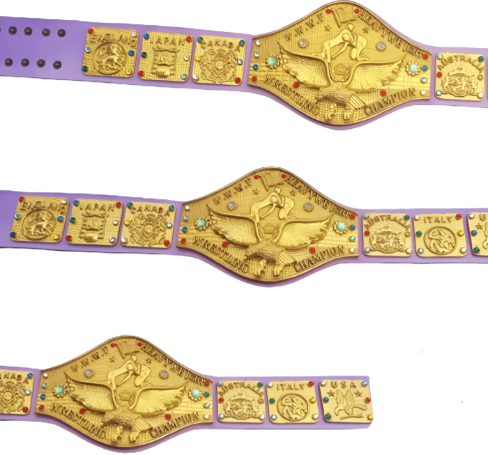 WWWF Bob Backlund Heavyweight Title Wrestling Championship Belt