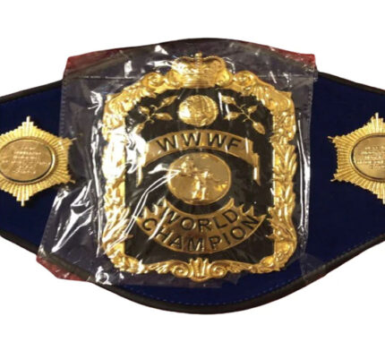 WWWF Bruno Sammartino World Championship Wrestling Title Belt